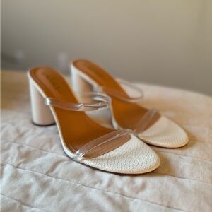 Lulu’s Dakyana White Snake Heels